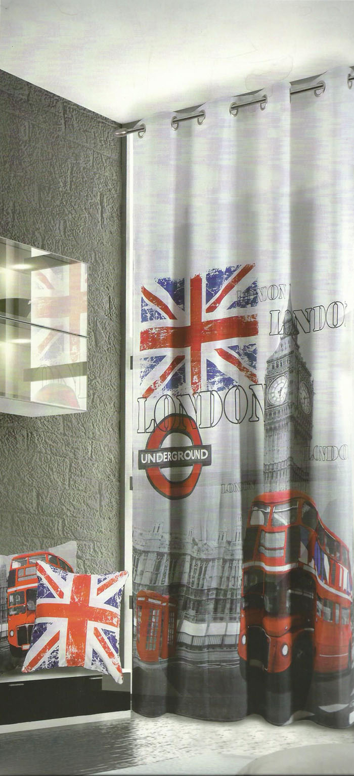 Tenda londra london telephone città pannello tenda da interno ...