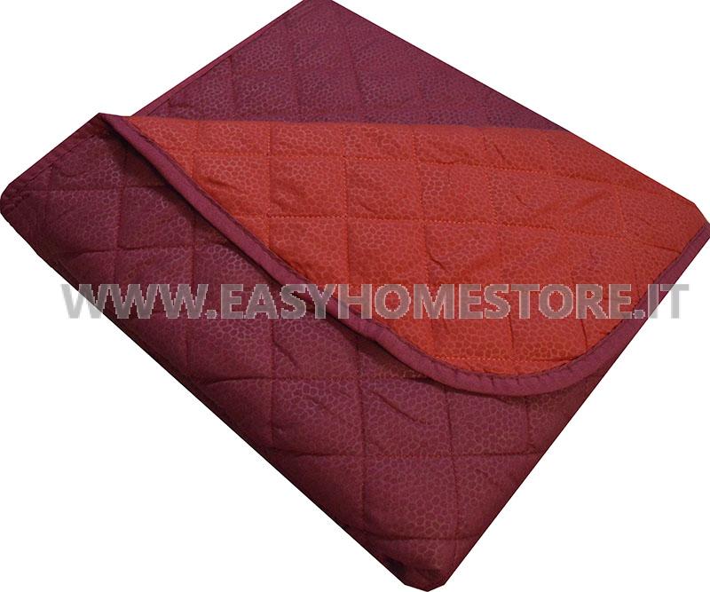 Copridivano salvadivano trapuntato tinta unita double face visto in tv Sovrano