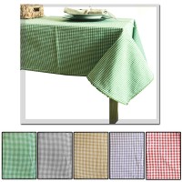 Tovaglia in cotone Zephir x 12 posti giornaliera scozzese country verde grigio rosse 