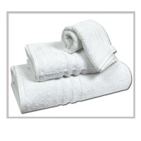 Tris asciugamani spugna hotel set tre pezzi bianco forniture alberghiere B&B NZGNEW