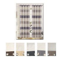 Coppia tende moderne semicoprenti BROCCATO calate