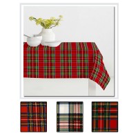 Tovaglia antimacchia TARTAN natale scozzese x 12