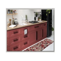 Tappeto cucina ingresso fondo antiscivolo PETRA rosso 