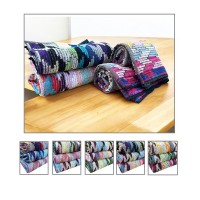 Set asciugamani spugna 3+3 cotone colorata morbida viso ospite ZAFIR MB