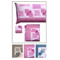 Lenzuola letto matrimoniale COTONE BIANCALUNA tramonti LUDO