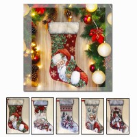 Calza Natale  Befana grande gobelin elegante idea regalo addobbi