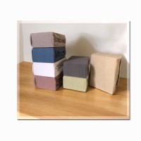 Lenzuolo sotto con angoli JERSEY di cotone elasticizzato alto 30 cm tinta unita