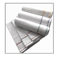 Set strofinacci da ricamaere canovacci 6 pezzi puro cotone bianco grandi