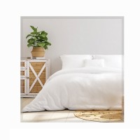 Copripiumino in cotone bianco singolo 1 posto sacco stiro facile hotel b&b
