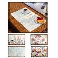 Tovaglietta colazione plastica CORALLI marinaro x 4 pezzi ristorante bar 
