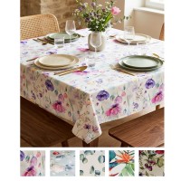 Tovaglia antimacchia MILLEFIORI x 6 posti moderna