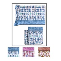 Completo letto in puro cotone matrimoniale Sonny  misure maxi H30CM 