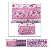 Completo letto singolo in flanella lenzuola puro cotone trattamento anti pilling SUPER ITALIA 26