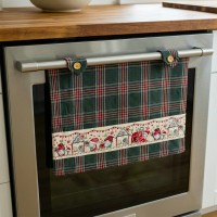 Copriforno natalizio TARTAN gnomi Kokta 
