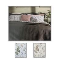 Completo letto lenzuola matrimoniale in puro cotone fantasia CAMILLE DMST
