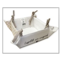 Cestino porta pane Appetito pois beige moderno