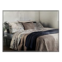 Completo letto lenzuola matrimoniale in puro cotone fantasia Danielle DMST