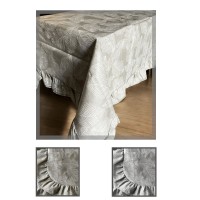 Tovaglia copritavolo plastificato cotone riccio Foglia