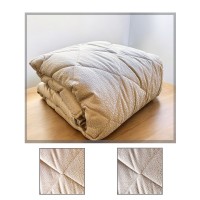 Trapunta invernale matrimoniale Hives operata elegante totrora panna moderno calda