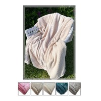 Plaid in pile coperta elegante velluto  Nazareno Gabrielli MORENA