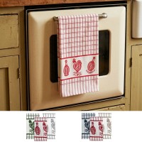 Tris strofinacci in puro Cotone stile Rustico COCCODE'