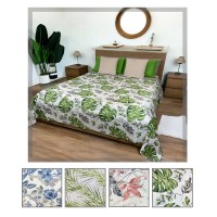 Copriletto trapuntato matrimoniale quilt mezze stagioni Pingsonic