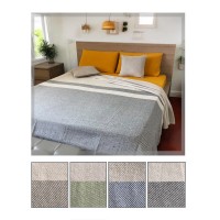 Copriletto matrimoniale modello zara lavorazione Jacquard TAPTI