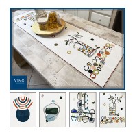 Runner centro tavola striscia collezione positano Vingi 2026