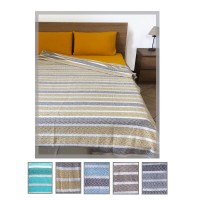 Copriletto matrimoniale modello zara lavorazione Jacquard PADMA