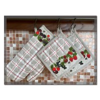 Set guanto + presine Sophie Maison Fruit country