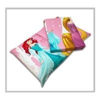 Completo lenzuola principesse in flanella bimba Disney