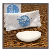 Saponetta WHITY hotel sapone vegetale hotel monouso linea  kit 50 pezzi