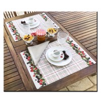 Set colazione americano tovaglietta+tovagliolo Sophie Maison Fruit country