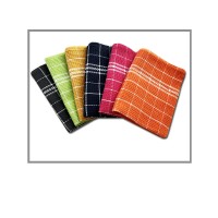 Strofinacci nido d'ape canovaccio  cucina in cotone 6pz assorbente quadretti colorato
