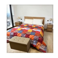 Trapunta autunnale matrimoniale MULTICOLOR mezza stagione mid season CASIA 