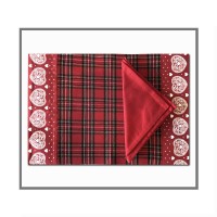 Set americano tovaglietta + tovagliolo natalizio Tartan Saceda