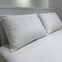 Coppia copricuscino con zip sottofedere sanitarie puro cotone HOTEL