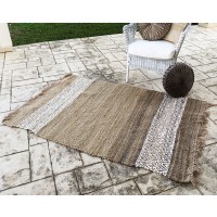 Tappeto in juta 100% Naturale etnico moderno 90x150