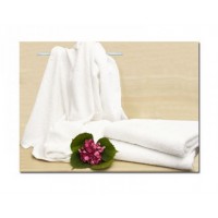 Telo doccia spugna di cotone maxi misure bianco hotel spa 90x190 B&B 