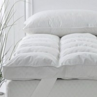 Topper singolo puro cotone 9cm con imbottitura in micropiuma