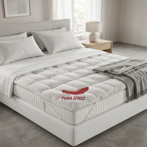 Topper matrimoniale in micropiuma 6cm SUPREME 600g/Mq