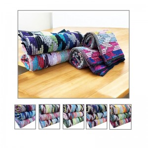 Set asciugamani spugna 3+3 cotone colorata morbida viso ospite ZAFIR MB