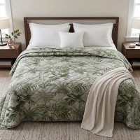 Trapuntino mezzo peso quilt 100gr Adair Foglie Tropical