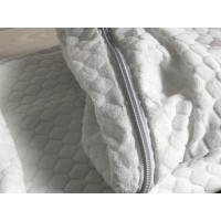 Coprimaterasso fodera con zip in spugna elasticizzata SANBED