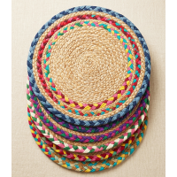 Sottopiatto juta multicolor moderno tovaglietta