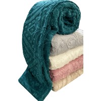 Plaid in pile effetto lana pelo alto Viviana Nazareno Gabrielli matrimoniale