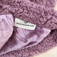 Coperta plaid singolo piazza e mezza elegante velluto  nazare Gabrielli MADRID