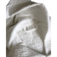 Accappatoio spugna bianco hotel piscina spa unisex b&b Marte
