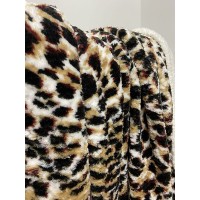 Plaid in pile morbido leopardato zebrato super soft 130x160