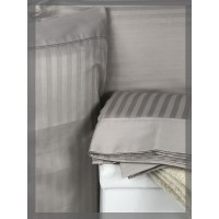 Completo letto matrimoniale lenzuola Rasatello Zefiro 100% cotone raso lucido elegante modero